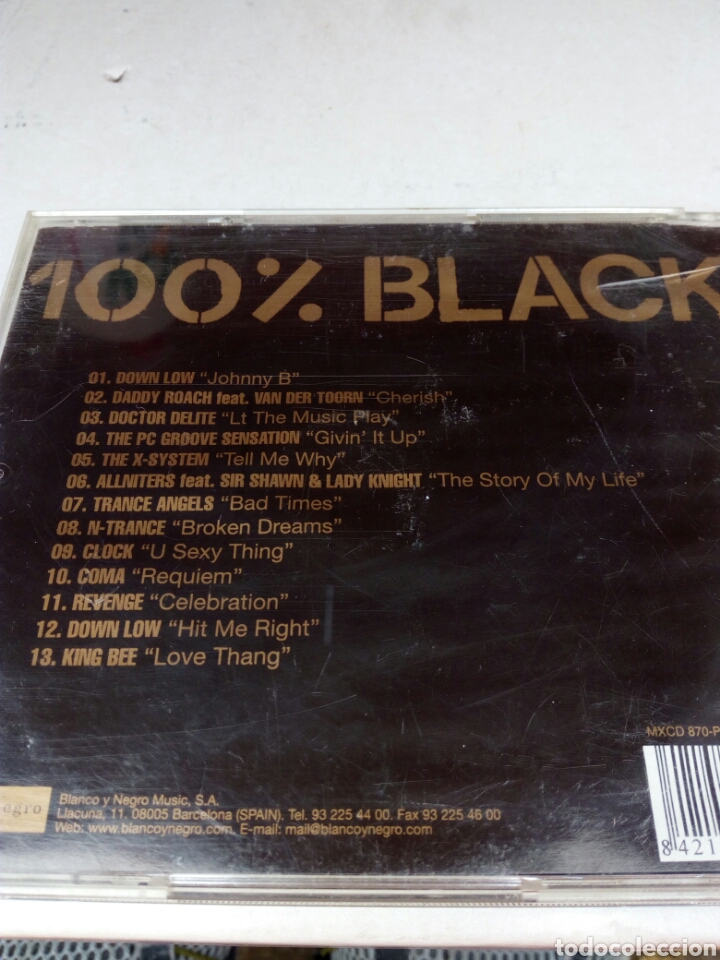 CDs de m&uacute;sica: CD 100% black - Foto 2