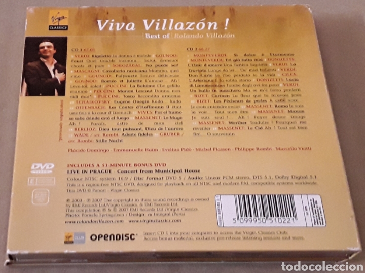 2 cd + dvd - rolando villazon - viva villazon - - Compra venta en