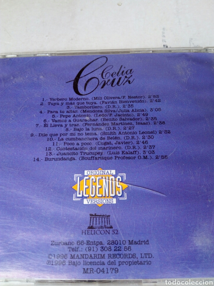 CDs de m&uacute;sica: CD Celia Cruz - Foto 2