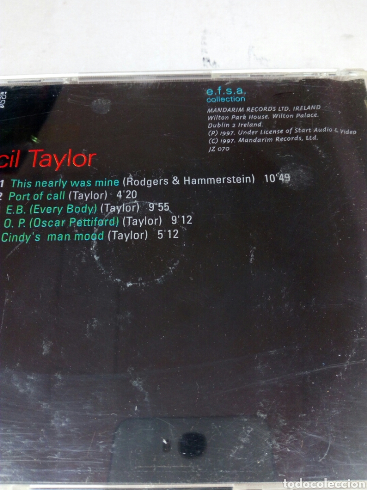 CDs de m&uacute;sica: CD Cecil Taylor - Foto 2