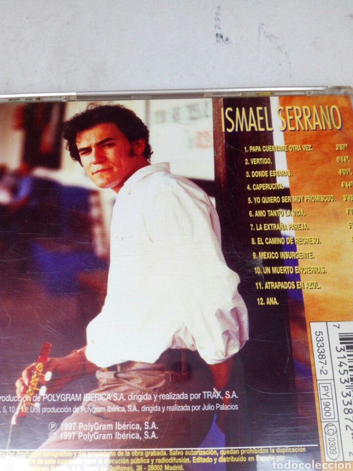 CDs de m&uacute;sica: CD Ismael Serrano - Foto 2