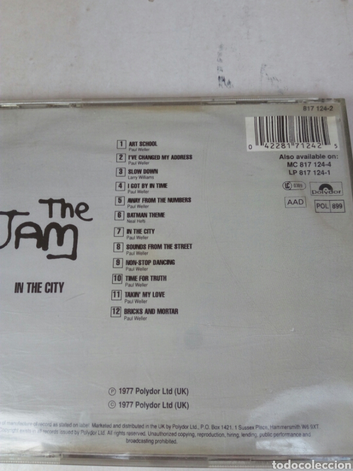 CDs de m&uacute;sica: CD de Jam - Foto 2