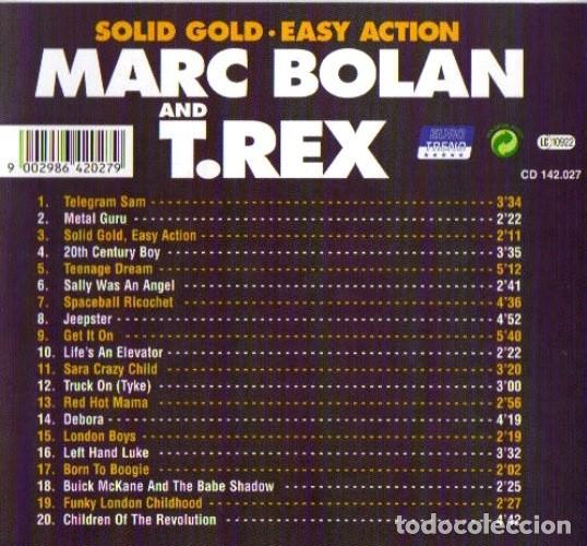 CDs de m&uacute;sica: �R716 - T-REX. MARC BOLAN. SOLID GOLD. EASY ACTION. CD. - Foto 2