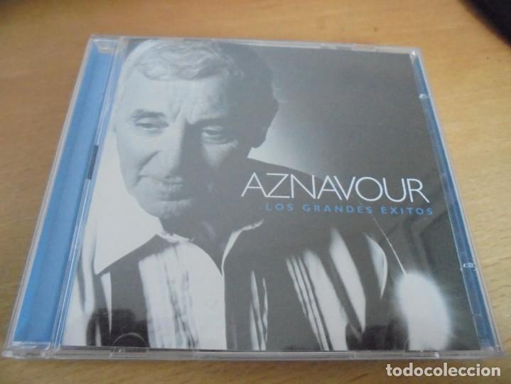 CDs de m&uacute;sica: RAR 2 CDS. AZNAVOUR. LOS GRANDES &Eacute;XITOS - Foto 1