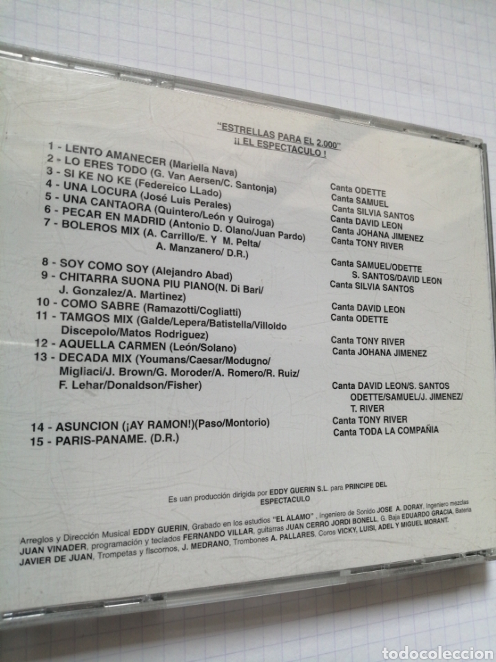 CDs de m&uacute;sica: ESTRELLAS PARA EL 2000 &iexcl;&iexcl; EL ESPECTACULO &iexcl;&iexcl; Palacio de las Variedades!! - Foto 2