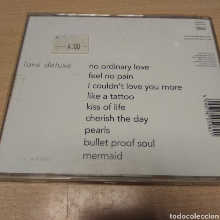 CDs de m&uacute;sica: SADE LOVE DELUXE - Foto 2