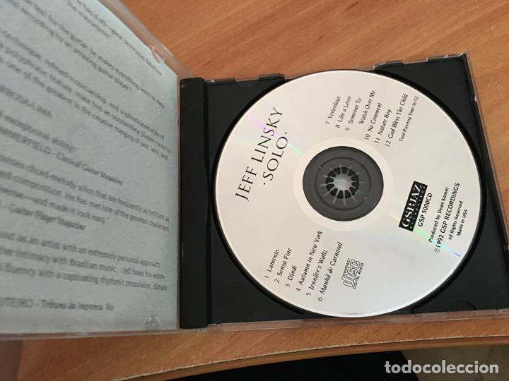 CDs de m&uacute;sica: JEFF LINSKY (SOLO) CD 12 TRACK (CDIB5) - Foto 2