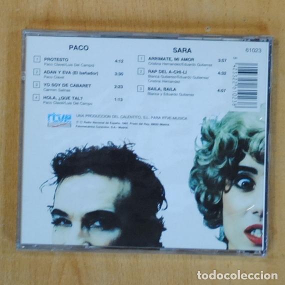 CDs de m&uacute;sica: PACO CLAVEL / SARA GOSSA - DUPLEX - CD - Foto 2
