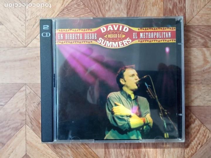 CDs de m&uacute;sica: DAVID SUMMERS - EN DIRECTO DESDE EL METROPOLITAN - DOBLE CD 1998 - Foto 1