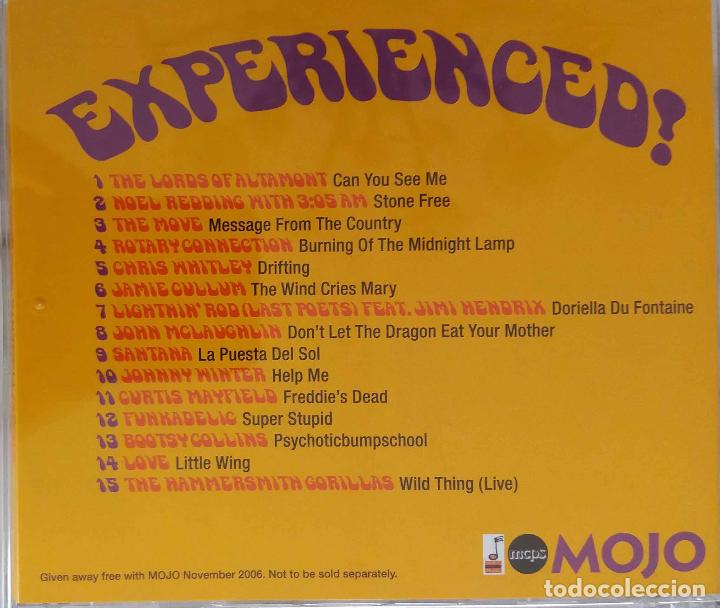 CDs de m&uacute;sica: EXPERIENCED, 15 TRACKS INSPIRED JIMI HENDRIX EXPERIENCE. CD MOJO - Foto 2