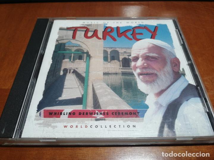 Music CDs: TURQUIA. TURKEY.  MUSICA OF THE WORLD. RECOPILATORIO CD EN BUEN ESTADO CON 12 TEMAS. DIFICIL