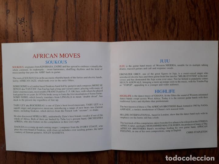 CDs de m&uacute;sica: African moves - Foto 2