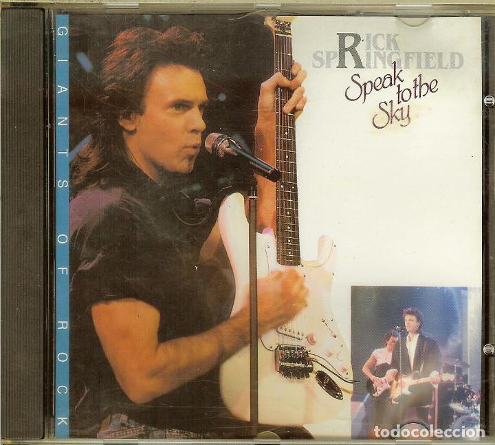 CDs de m&uacute;sica: CD - RICK SPRINGFIELD - SPEAK TO THE SKY - Foto 1