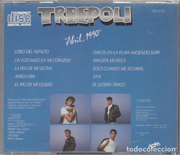 CDs de m&uacute;sica: TREEPOLI - ABRIL 1990 - CD POP ESPA&Ntilde;OL - Foto 2