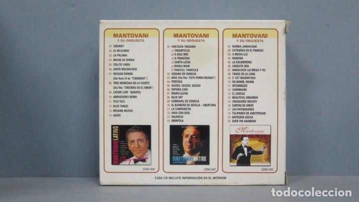CDs de m&uacute;sica: 3 CD. MANTOVANI Y SU ORQUESTA - Foto 2