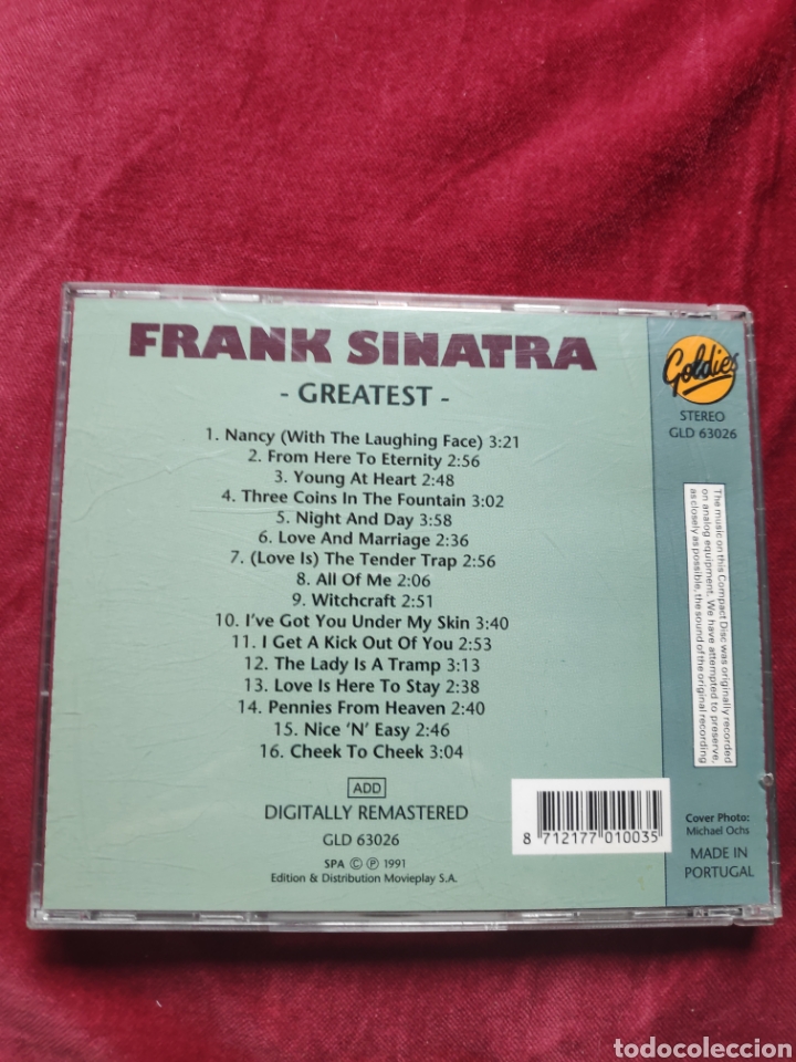 CDs de m&uacute;sica: Frank Sinatra - Greatest - Cd album - Foto 2
