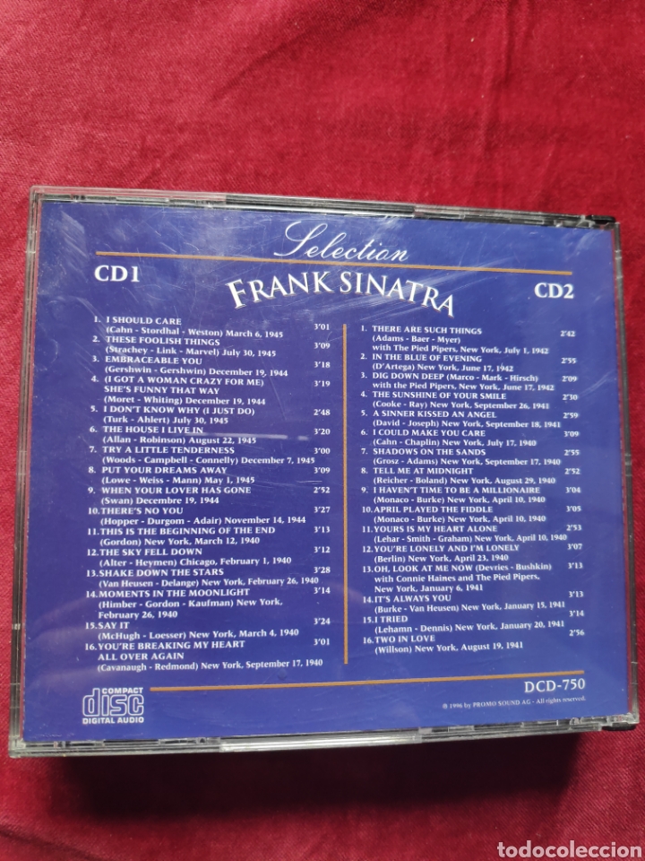 CDs de m&uacute;sica: Selection - Frank Sinatra - Doble CD &aacute;lbum - Foto 2