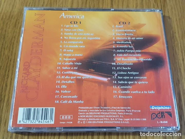 CDs de m&uacute;sica: Richard Clayderman - America - 2 Cd - Foto 3