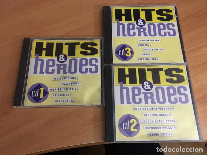 CDs de m&uacute;sica: HITS & HEROES LOTE 3 CD (CDIB8) - Foto 1