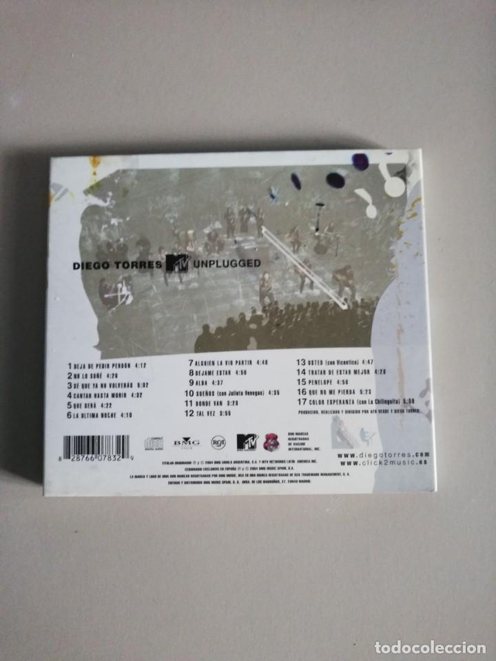 CDs de m&uacute;sica: CD DIEGO TORRES Unplugged - Foto 2