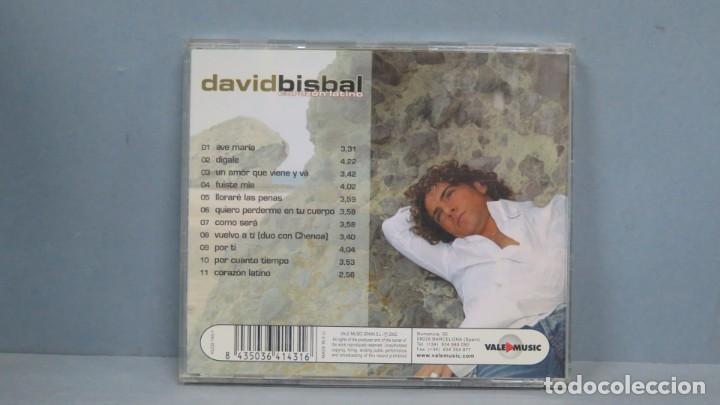 CDs de m&uacute;sica: CD. DAVID BISBAL. CORAZON LATINO - Foto 2