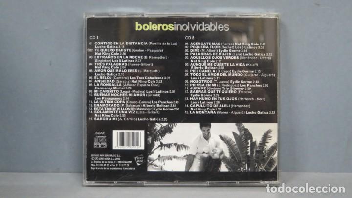 CDs de m&uacute;sica: 2 CD. BOLEROS INOLVIDABLE. SELECCION 5 ESTRELLAS - Foto 2