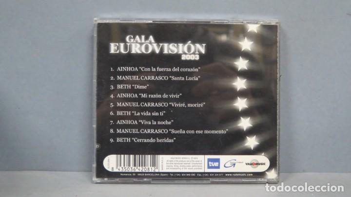 CDs de m&uacute;sica: CD. GALA EUROVISION. 2003 - Foto 2