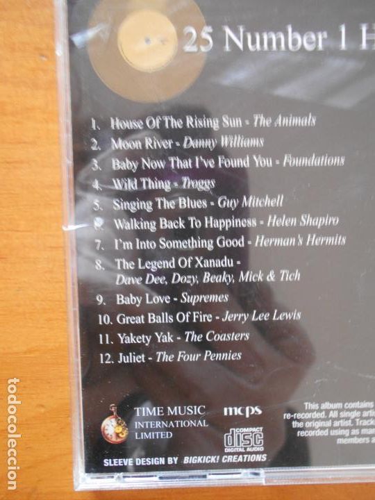 CDs de m&uacute;sica: CD 25 NUMBER 1 HITS - VOLUME 1 (V6) - Foto 2