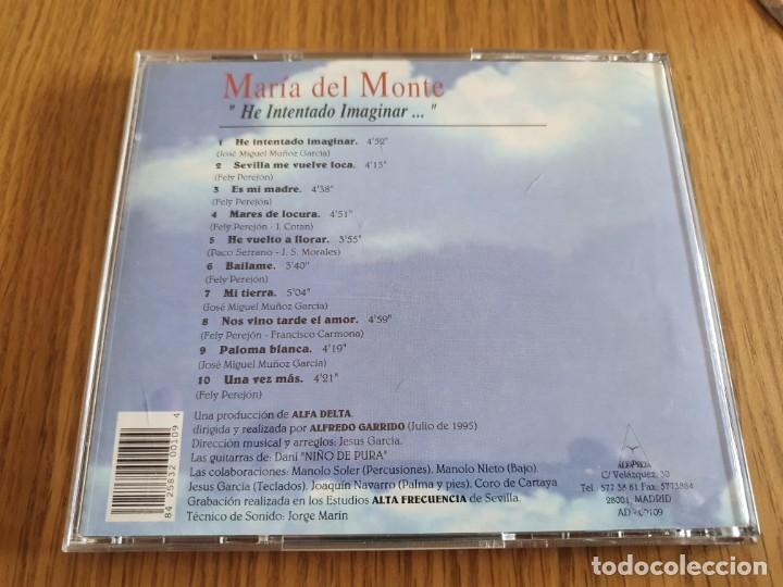 CDs de m&uacute;sica: Maria del Monte - he intentado imaginar... - 1 Cd - Foto 4
