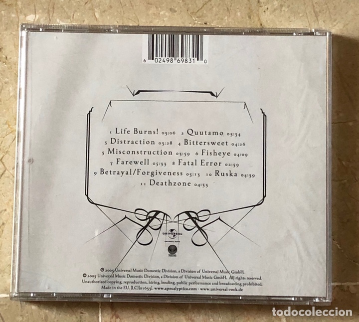 CDs de m&uacute;sica: CD. APOCALYPTICA. - Foto 3