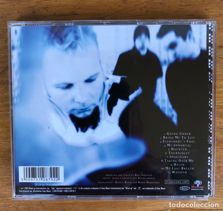 CDs de m&uacute;sica: CD. EVANESCENCE. Fallen - Foto 3