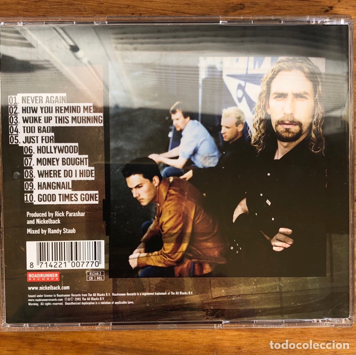 CDs de m&uacute;sica: CD. NICKELBACK. Silver side up. - Foto 3