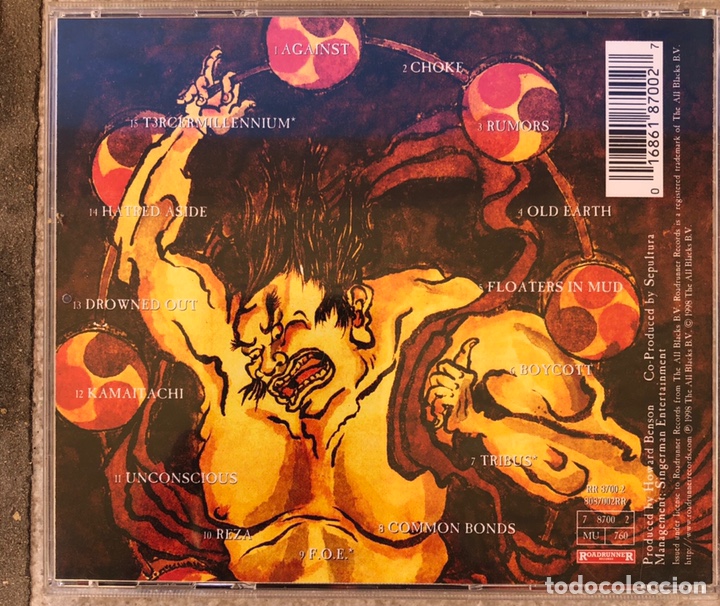 CDs de m&uacute;sica: CD. SEPULTURA. Against - Foto 3