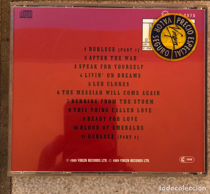 CDs de m&uacute;sica: CD. GARY MOORE. After the War. - Foto 3