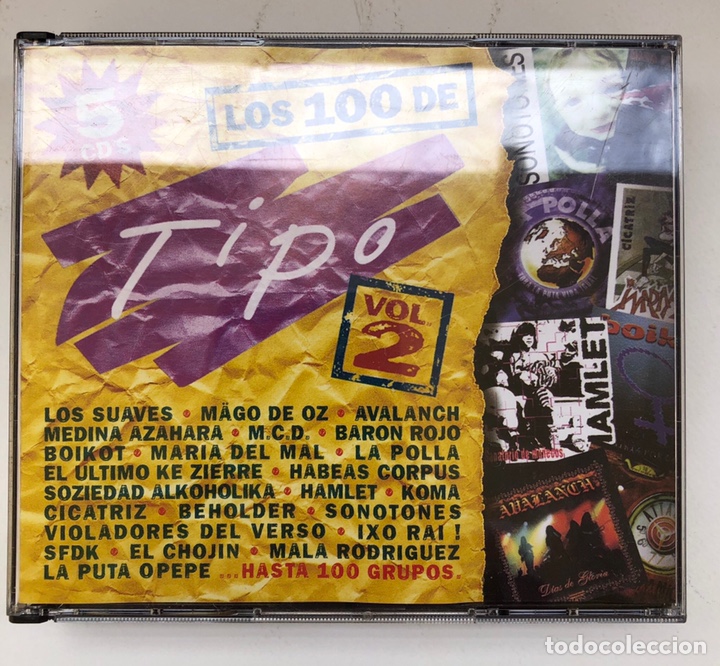 CDs de m&uacute;sica: CD. LOS 100 de. TIPO. 5 CD&rsquo;s. Completo. 2000 - Foto 4