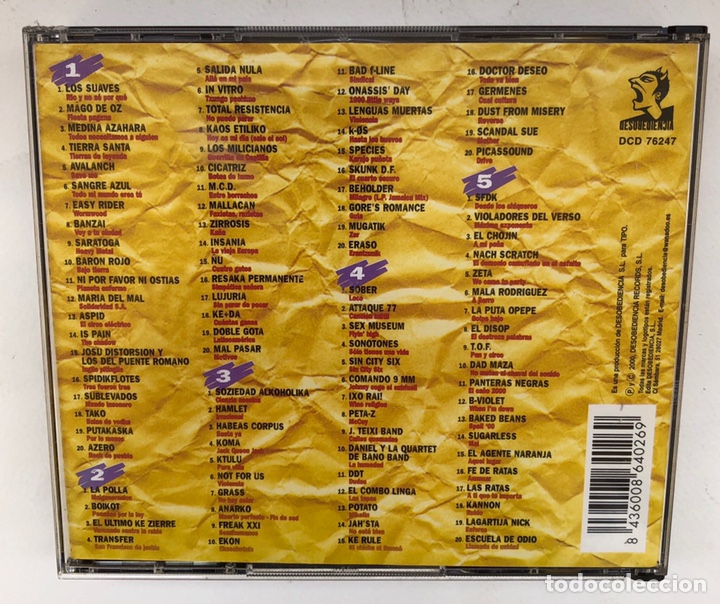 CDs de m&uacute;sica: CD. LOS 100 de. TIPO. 5 CD&rsquo;s. Completo. 2000 - Foto 1