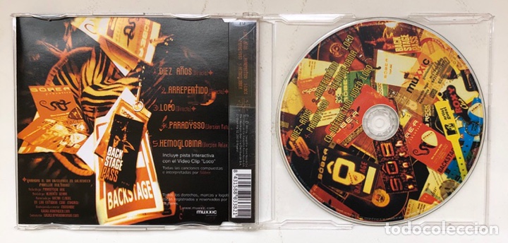 CDs de m&uacute;sica: CD. SOBER. Backstage. 02/03. - Foto 2