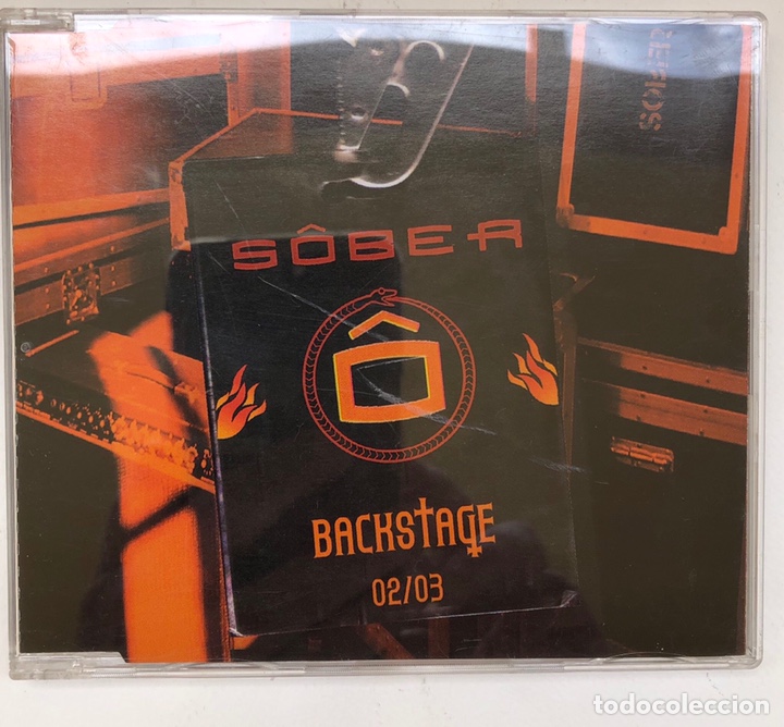 CDs de m&uacute;sica: CD. SOBER. Backstage. 02/03. - Foto 1