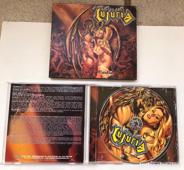 CDs de m&uacute;sica: CD. LUJURIA. Enemigos de la castidad. - Foto 2