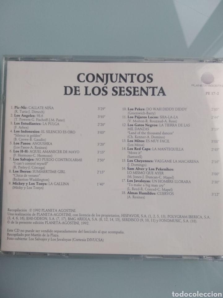 CDs de m&uacute;sica: Various &lrm;&ndash; Conjuntos Del Los Sesenta - Foto 2