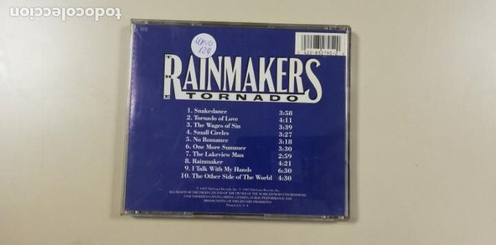 CDs de m&uacute;sica: The Rainmakers - Tornado (CD) 1987 US - Foto 2