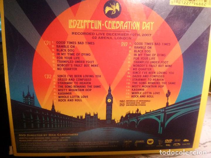 CDs de m&uacute;sica: LED- ZEPPELIN CELEBRATION DAY, 2 DVD - 2CD - Foto 1