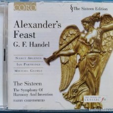 CDs de Música: HARRY CHRISTOPHERS / THE SIXTEEN EDITION - HANDEL: ALEXANDER'S FEAST (2XCD, ALBUM)