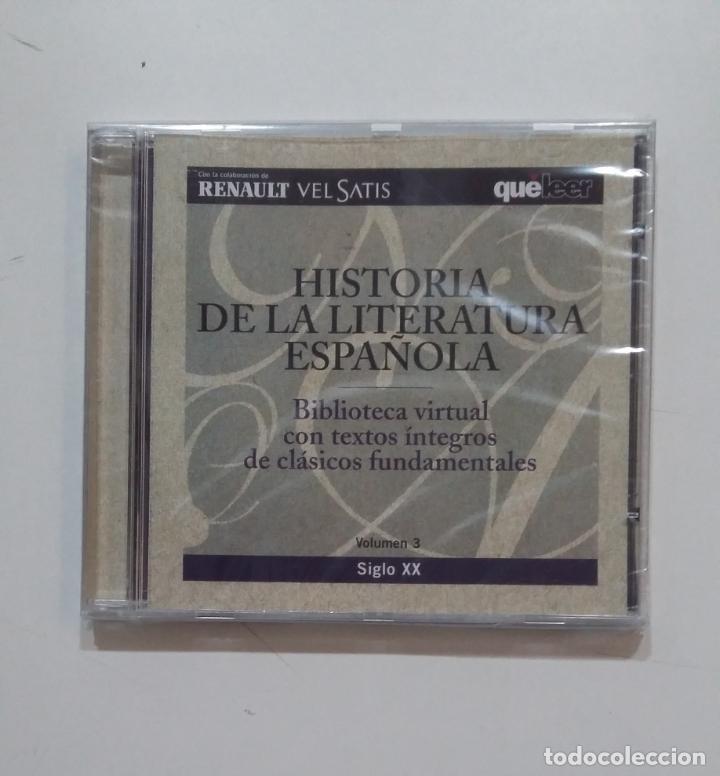 CDs de m&uacute;sica: HISTORIA DE LA LITERATURA ESPA&Ntilde;OLA VOLUMEN 3. SIGLO XX. RENAULT CD. TDKCD28