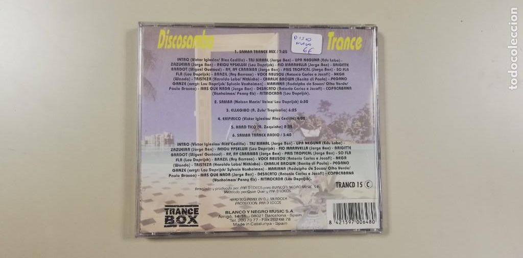 CDs de m&uacute;sica: Varios - Discosamba Trance (CD, Comp) - Foto 2