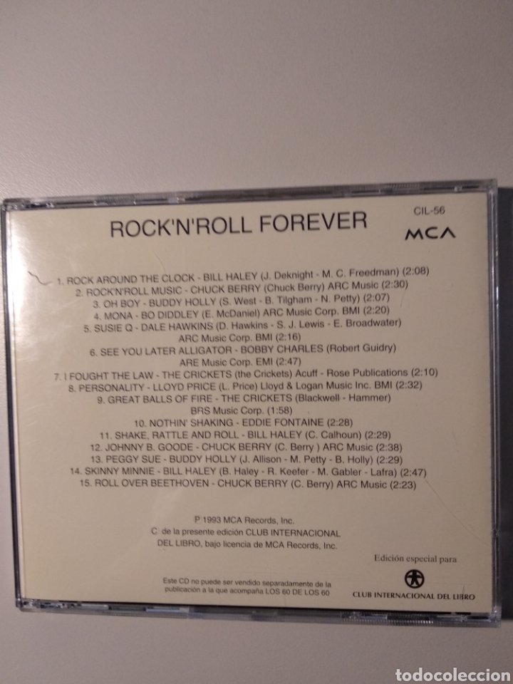CDs de m&uacute;sica: ROCK AND ROLL FOREVER - Foto 2