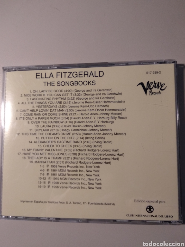 CDs de m&uacute;sica: ELLA FITZGERALD - Foto 2