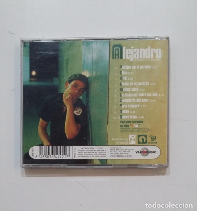 CDs de m&uacute;sica: ALEJANDRO - PERDIDO EN EL PARAISO / CD. TDKCD28 - Foto 2
