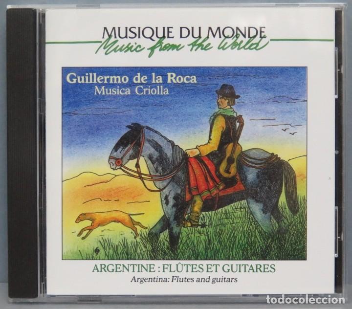 CDs de m&uacute;sica: CD. GUILLERMO DE LA ROCA. MUSICA CRIOLLA - Foto 1