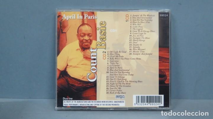 CDs de m&uacute;sica: 2 CD. APRIL IN PARIS. COUNT BASIE - Foto 2